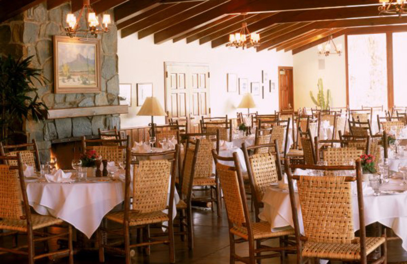 Dining room at Smoke Tree Ranch.