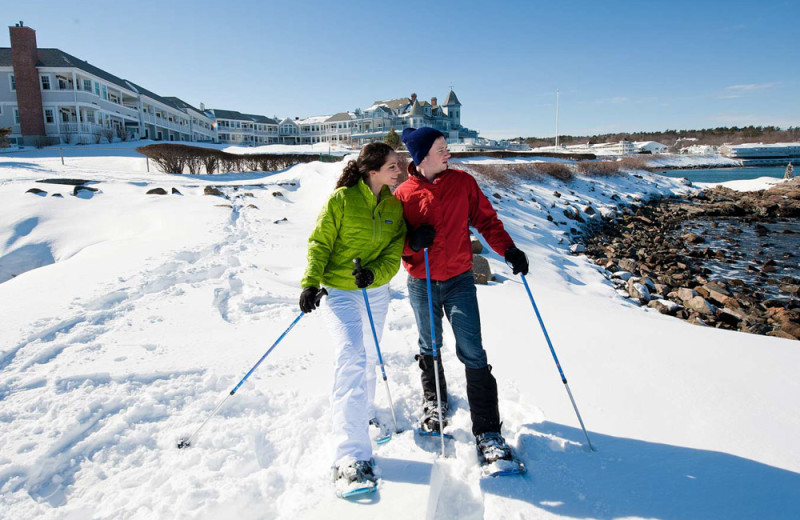 Skiing at Beachmere Inn.