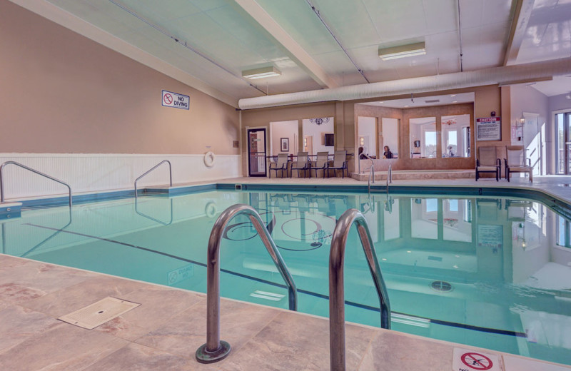 Indoor pool at Berlin Hotel & Suites.