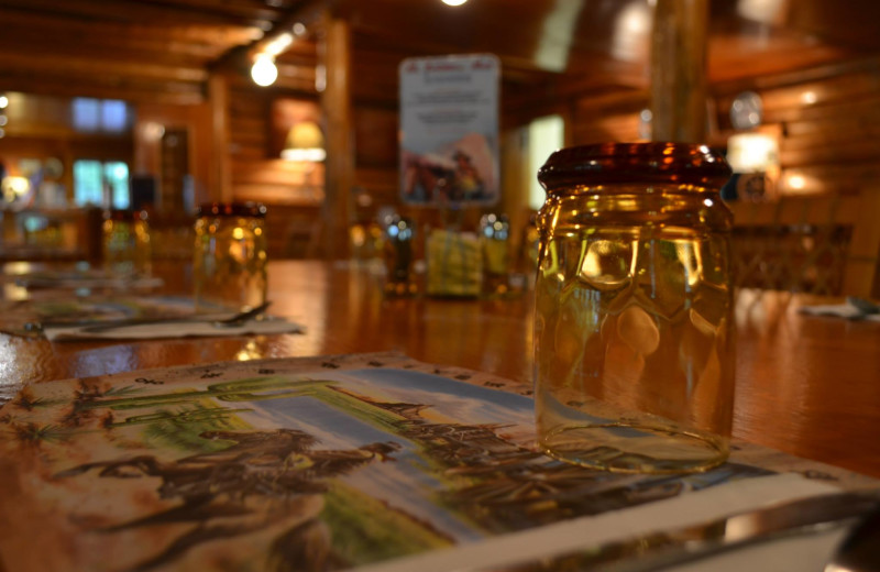 Dining room at Shoshone Lodge & Guest Ranch.