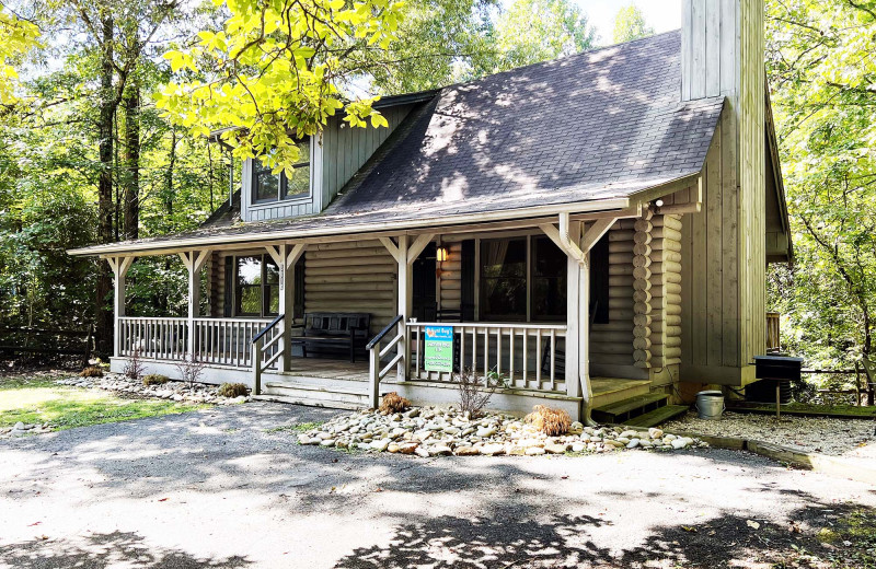 Rental exterior at Aunt Bug's Cabin Rentals, LLC.