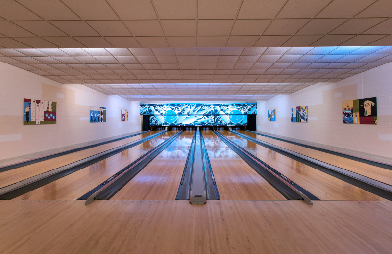 Bowling alley at Eaglewood Resort 