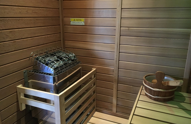 Sauna at The French Manor Inn and Spa.