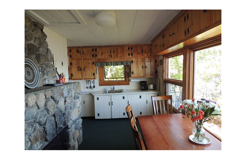 Rental kitchen At the Lakes Vacation Rentals.