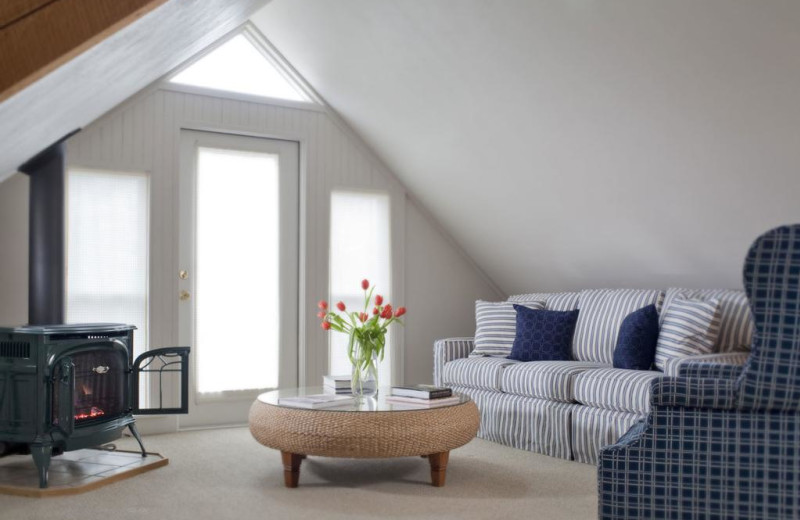 Guest room at The Inn at English Meadows.