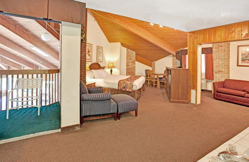 Guest room at Baymont Inn and Suites Monroe.