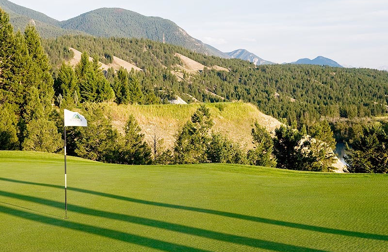 Golf course at Bighorn Meadows Resort.