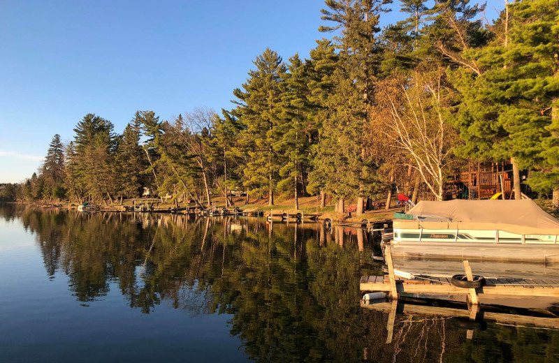 Dock at Moore Springs Resort.