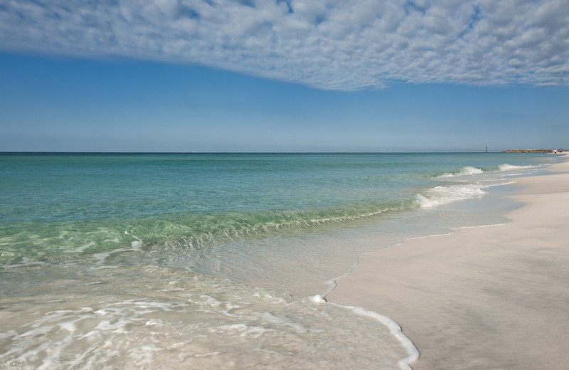Beach at The Islander in Destin.