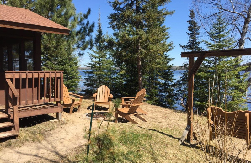 Cabin exterior at Timber Trail Lodge & Resort.
