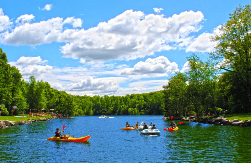 Lake view at Rocking Horse Ranch Resort.