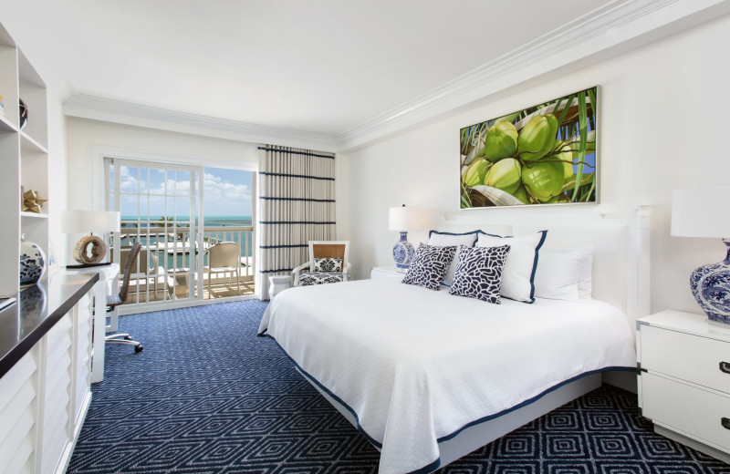 Guest room at Oceans Edge Key West Hotel & Marina.