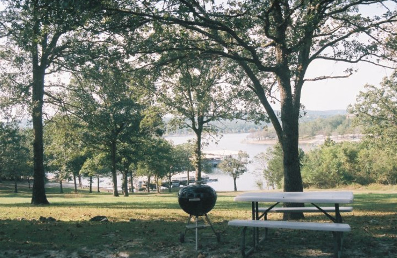 Picnic area at Indian Trails Resort.