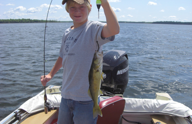 Fishing at Eagle Ridge Resort.