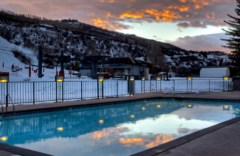 Outdoor pool at Inn at Aspen.