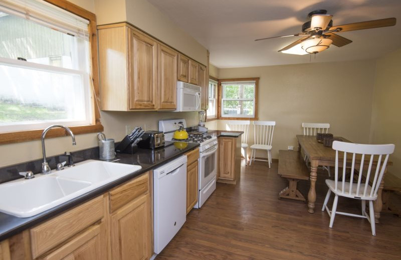 Rental kitchen at Sand County Service Company.