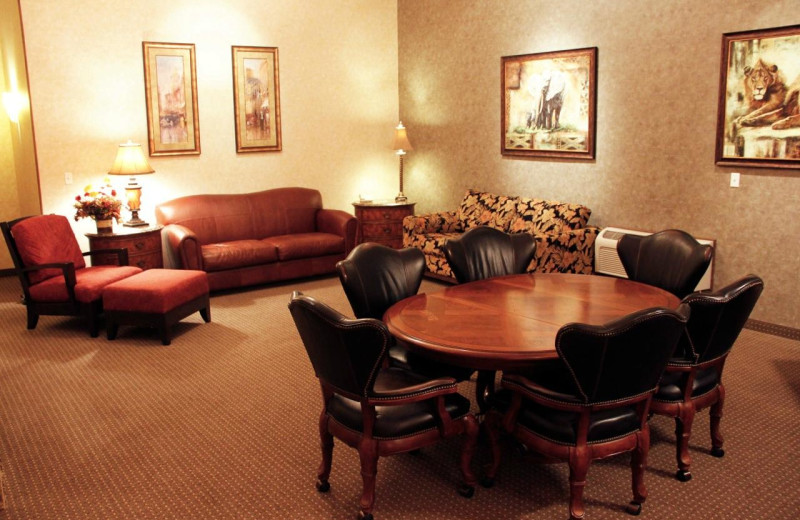 Guest room at Rushmore Express Inn & Family Suites.