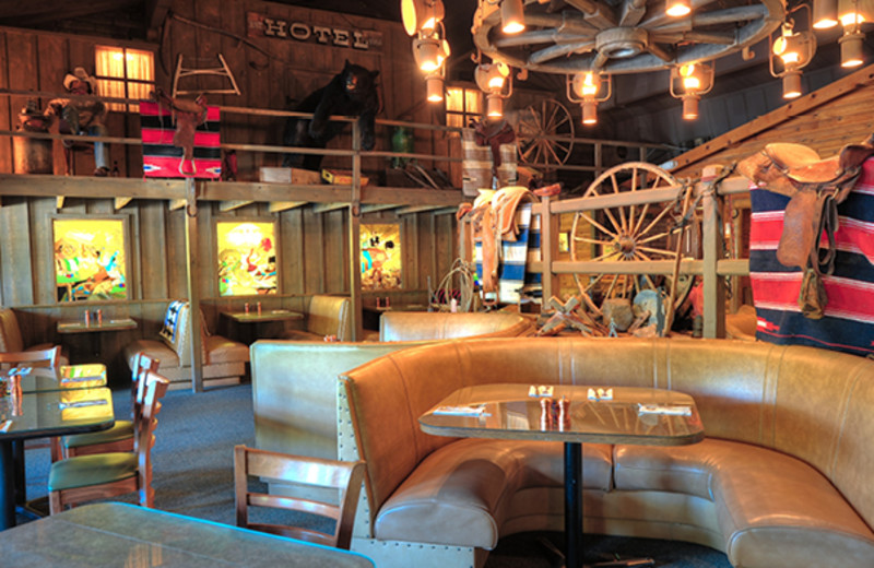 Interior view of Kohl's Ranch Lodge.
