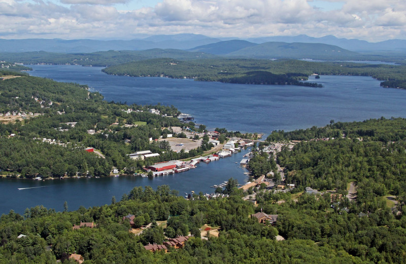 Aerial Lake View at the Summit Resort.