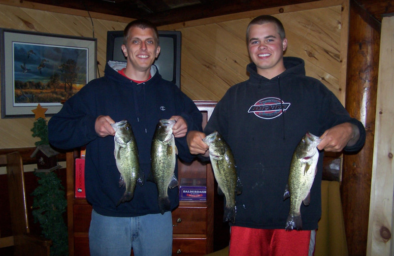 Fishing at Isle O' Dreams Lodge.