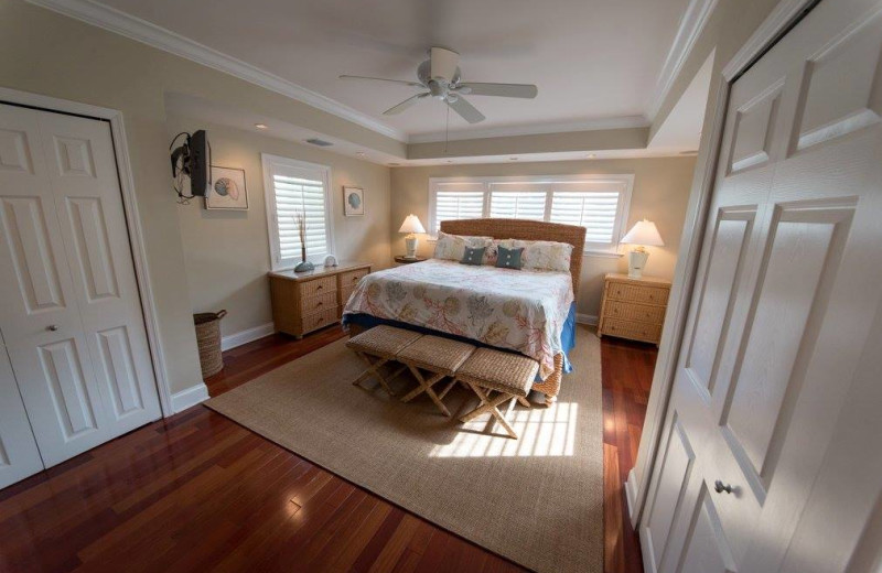 Rental bedroom at Keys Holiday Rentals, Inc.