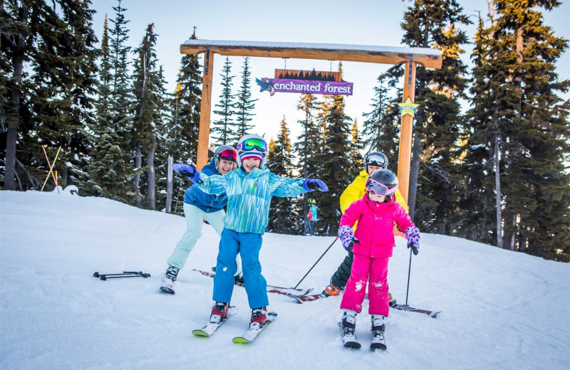 Skiing at Sundial Boutique Hotel.