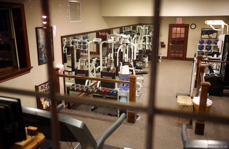 Fitness room at Mirror Lake Inn Resort & Spa.