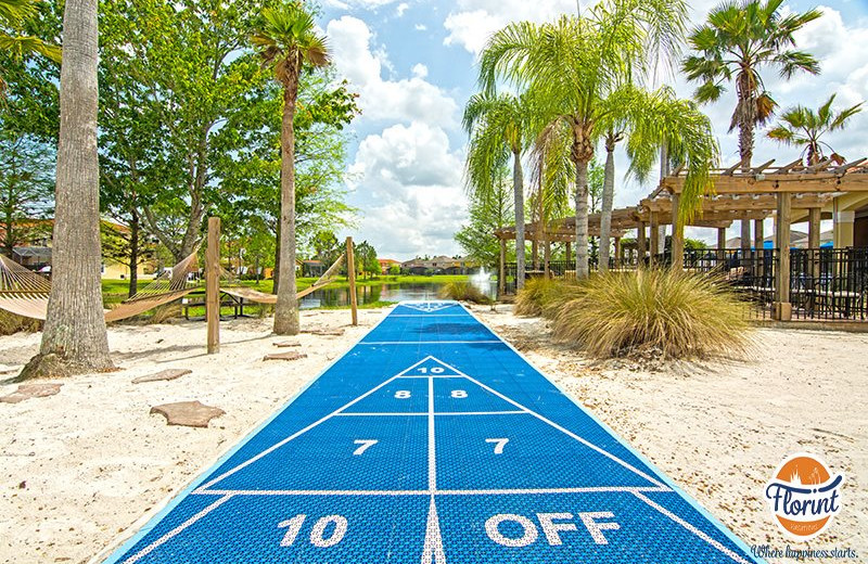 Rental shuffle board at Florint Vacations.