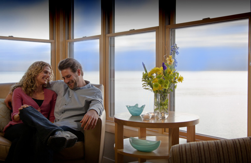 Couple at Surfside on Lake Superior.
