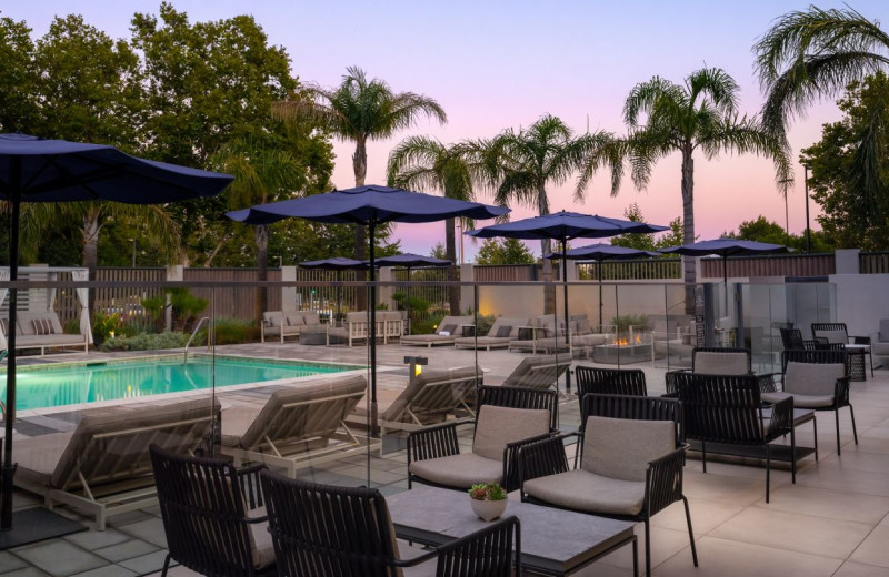 Outdoor pool at AC Hotel Pleasanton.
