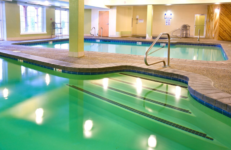 Indoor pool at Mountain Edge Resort 