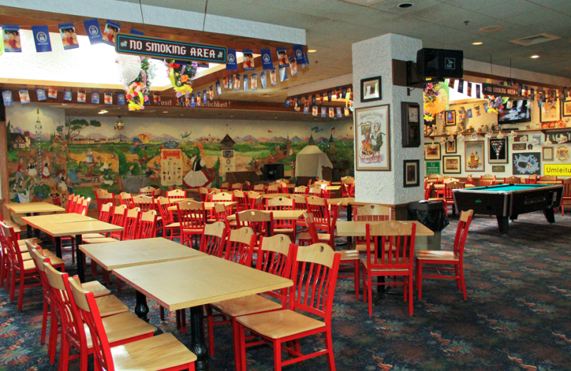 Dining at Bavarian Inn of Frankenmuth.