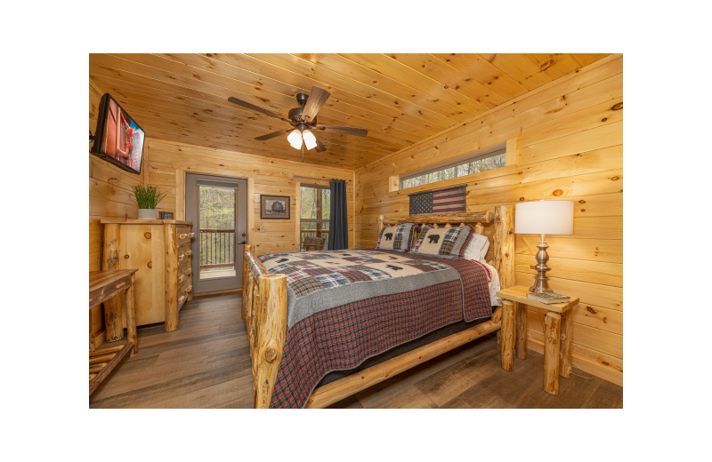 Bedroom at American Patriot Getaways - Poolin' Around.