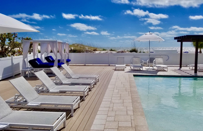 Outdoor pool at Barefoot Beach Hotel.