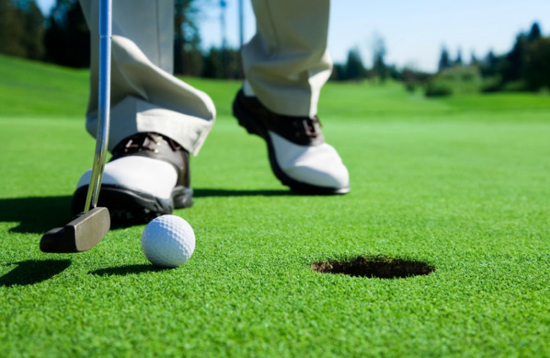 Golf course near Berlin Grande Hotel.