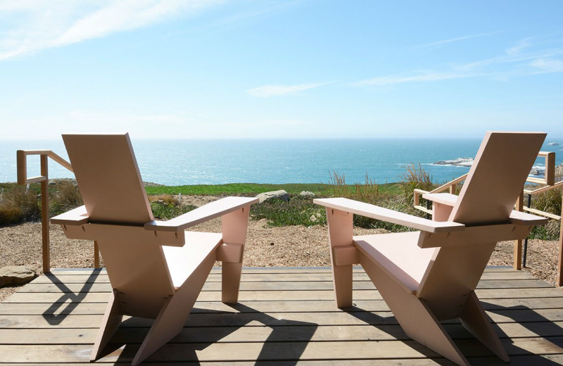 Deck at Timber Cove Inn.