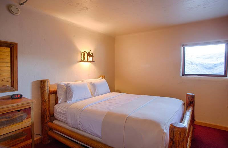 Guest bedroom at Grand Targhee Resort.