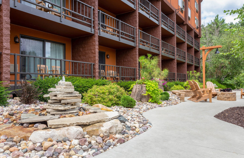 Rock garden at Chula Vista Resort.