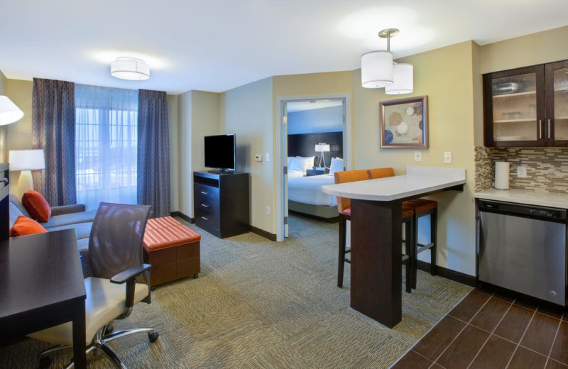 Guest room at Staybridge Suites - Benton Harbor.