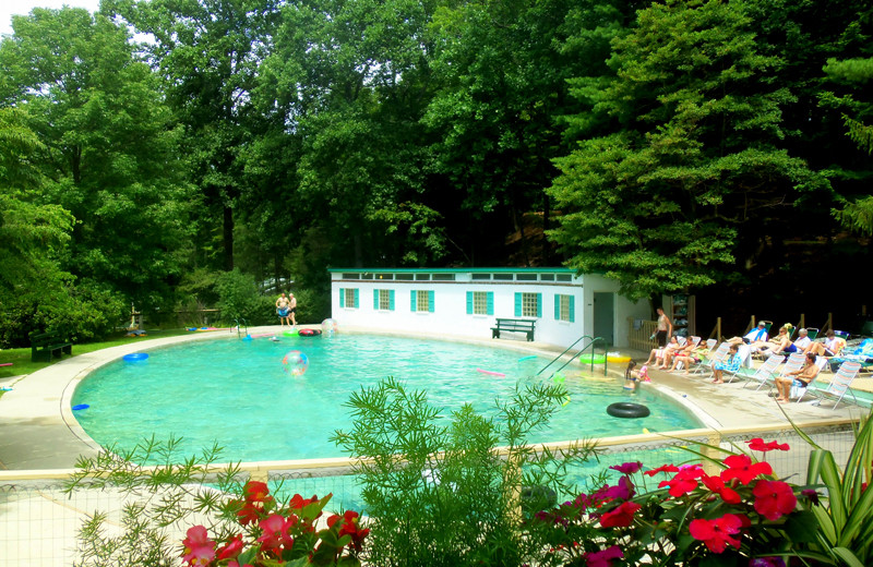 Outdoor pool at Capon Springs.