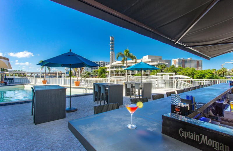 Pool bar at Sheraton Tampa Riverwalk Hotel.