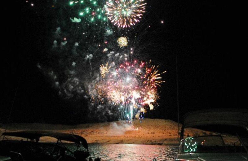 4th of July fireworks at Antelope Point.