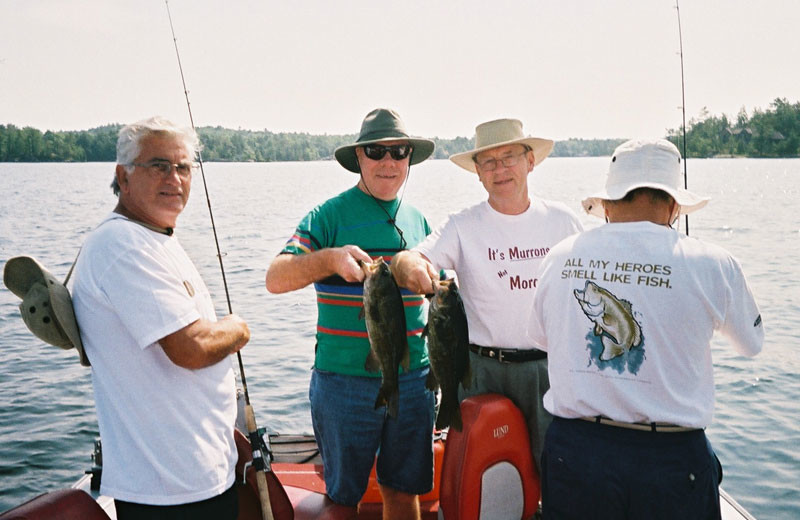 Fishing at Shamrock Lodge.