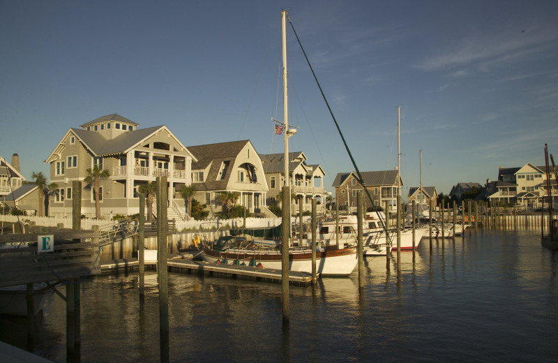 Docks at Bald Head Island.