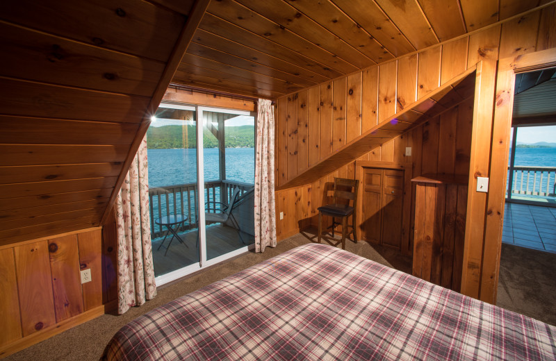 Guest room at Antigua Resort on Plum Point.