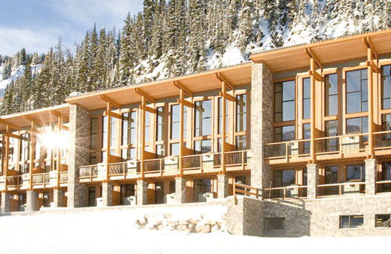 Exterior view of Sunshine Mountain Lodge.