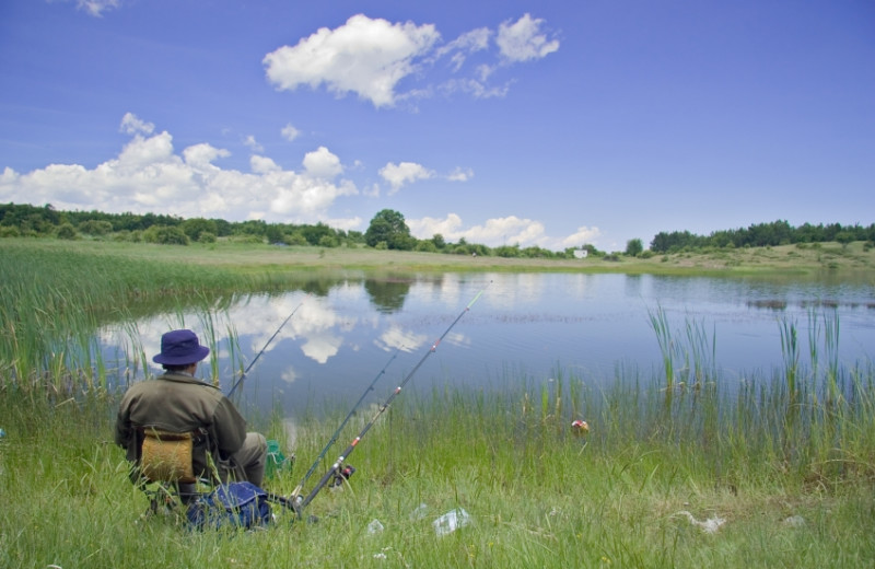 Fishing at YD Guest Ranch.