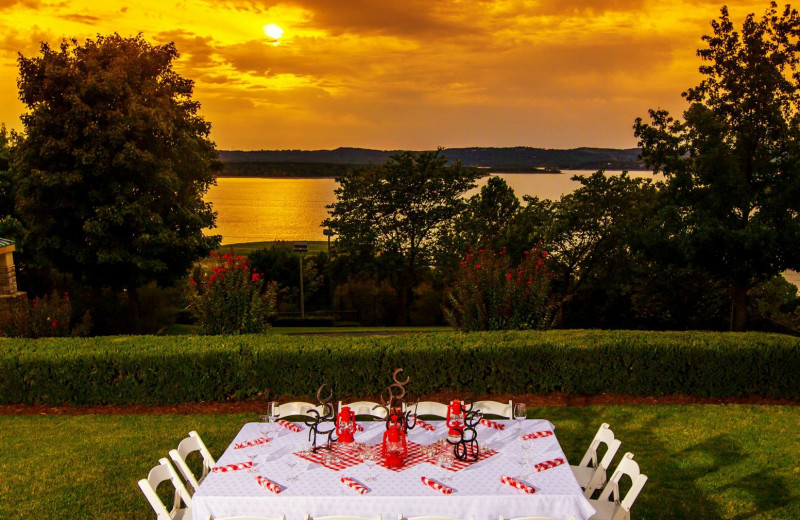 Wedding reception at Chateau on the Lake.