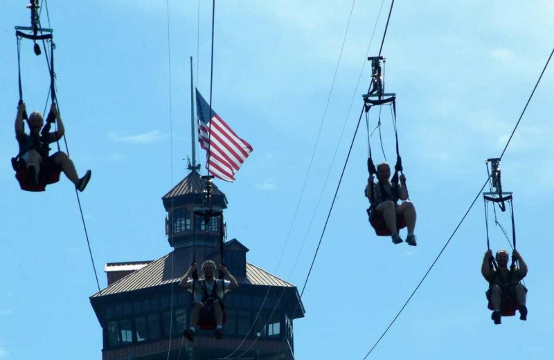 Vigilante Extreme ZipRider near Branson Gazebo Inn.
