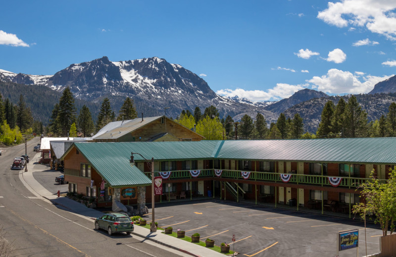 Exterior view of June Lake Motel.